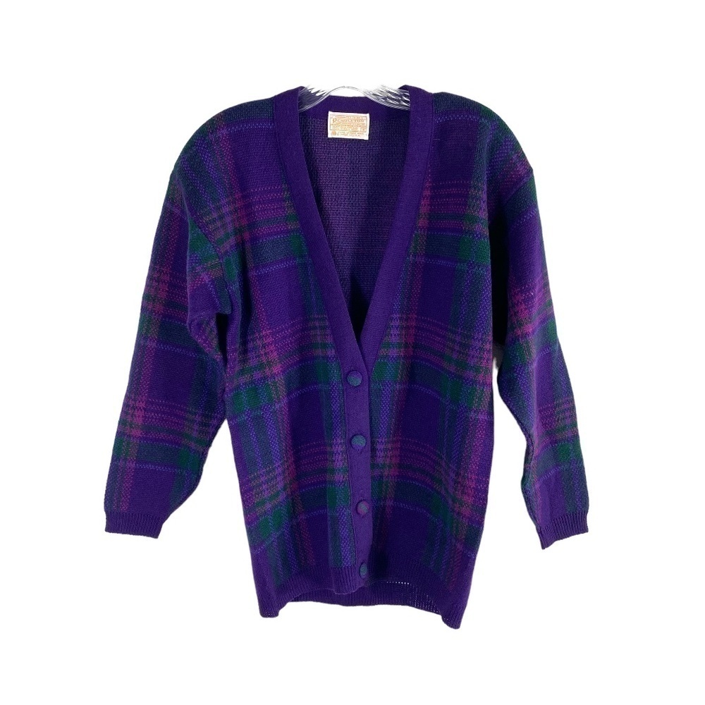 Pendleton Vintage Wool Button Cardigan Sweater SZ S